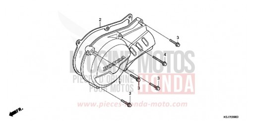 PANNEAU CARTER-MOTEUR G. CRF100FC de 2012